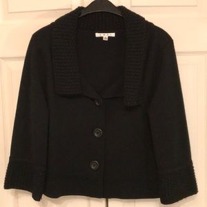 Black CABI Jackie O Cropped Cardigan, size M